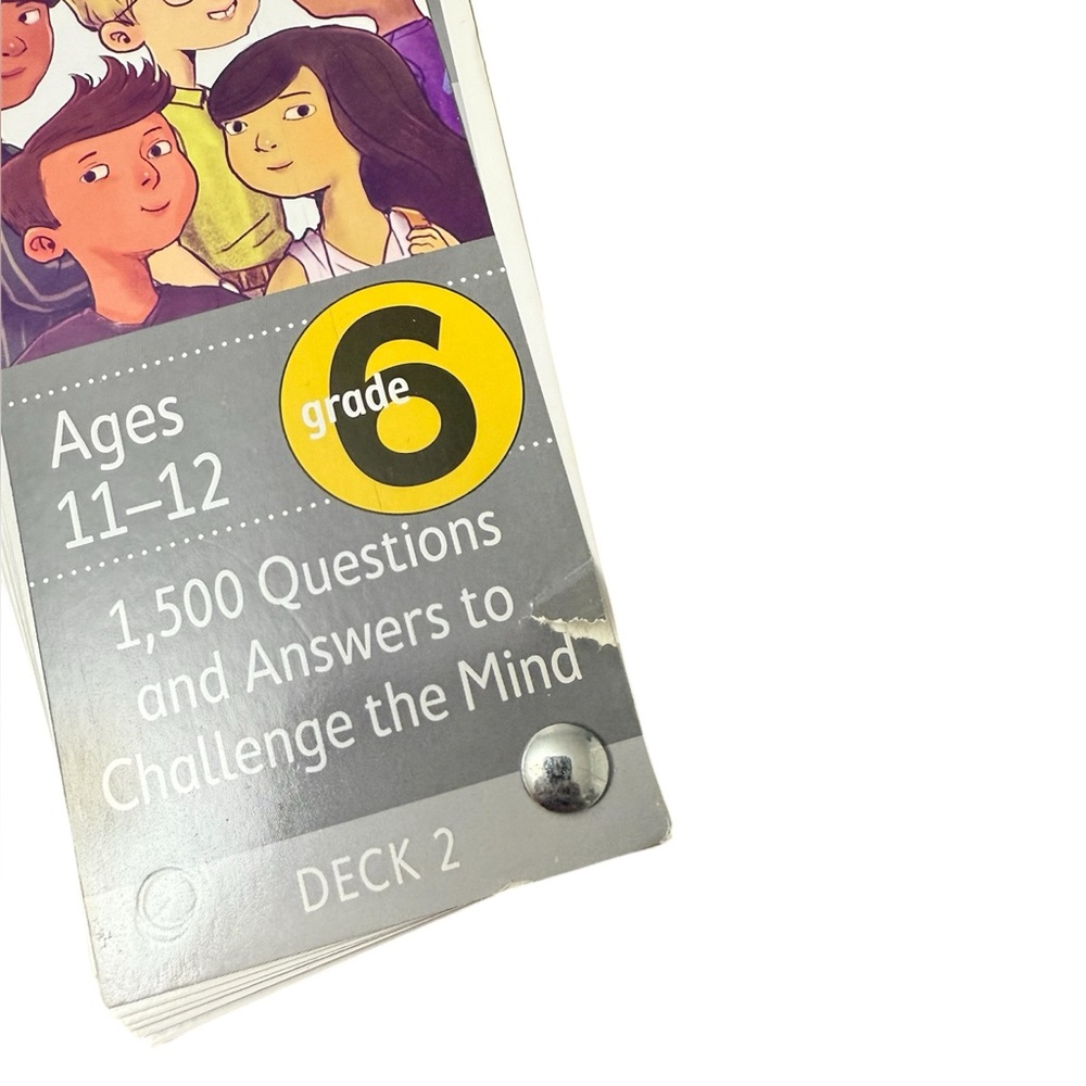 Brain Quest Grade 6 Card Set - Picture 7 of 7